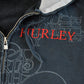Vintage Y2K Hurley Embroidered Full Zip Hoodie Sweatshirt Men's S
