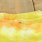 Vintage 1990s Tie Dye Yellow Long Sleeve T-Shirt Mens L