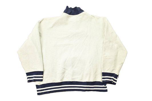 Vintage 1990s Polo Ralph Lauren P-Wing Quarter Zip Sweatshirt Men's Large