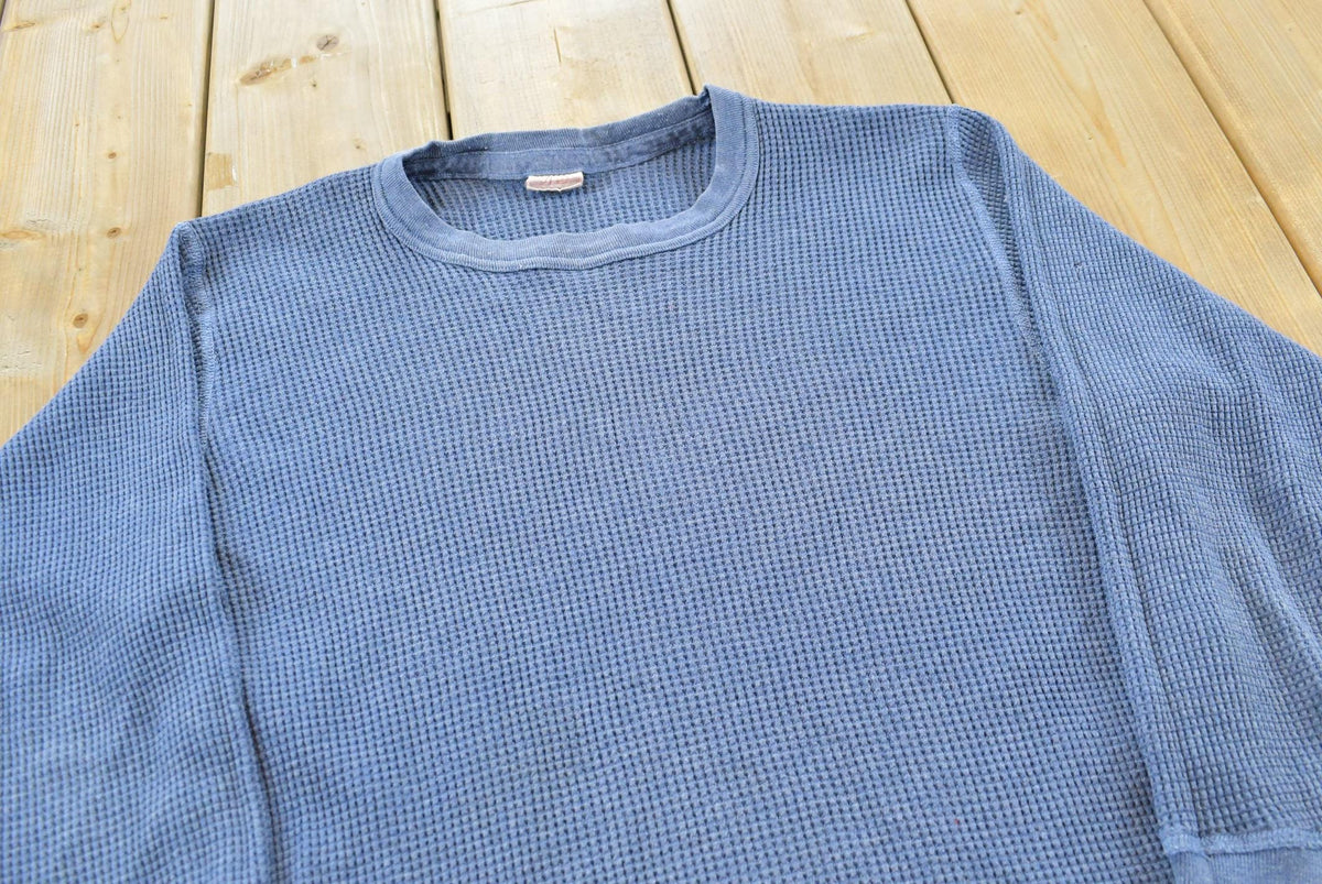 Vintage 1980s Stanfield's Knit Thermal Long Sleeve Under T-Shirt Men's L