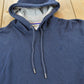 Vintage 2000s Champion Blue Small Logo Hoodie Sweatshirt Men's M / Y2K Streetwear / 00s Basic Layering Essential