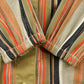 Vintage 1980s John Meyer Striped Button Up Shirt Jacket Women's M