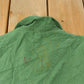 Vintage 1970s Military Popover Polo Button Up Shirt Men's Large