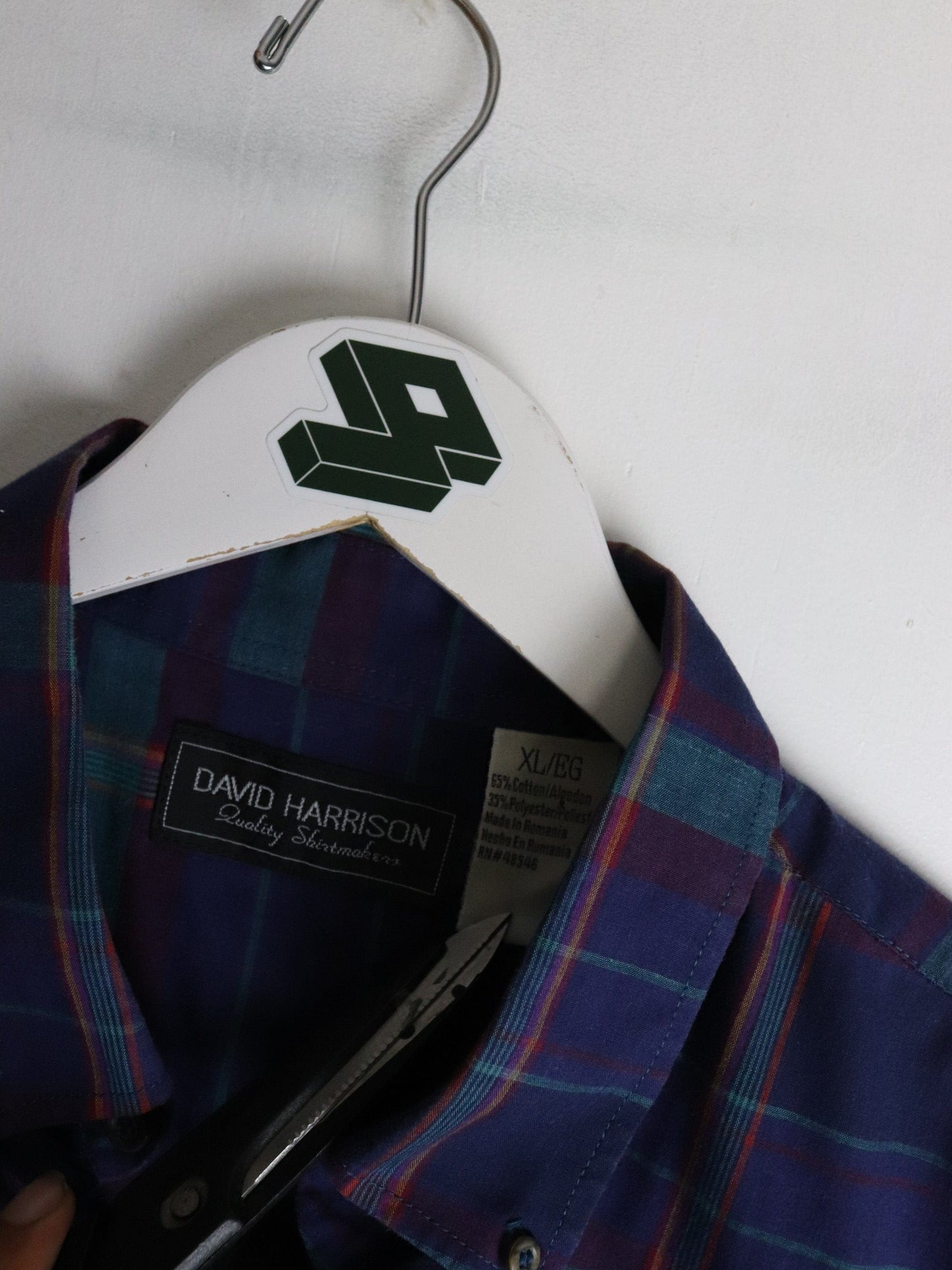 David Harrison Shirt Mens XL Blue from propervintagecanada