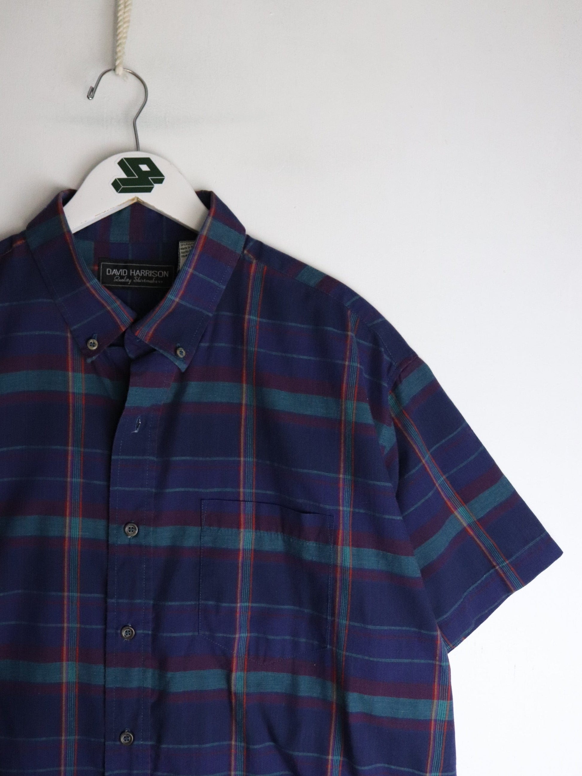 David Harrison Shirt Mens XL Blue from propervintagecanada