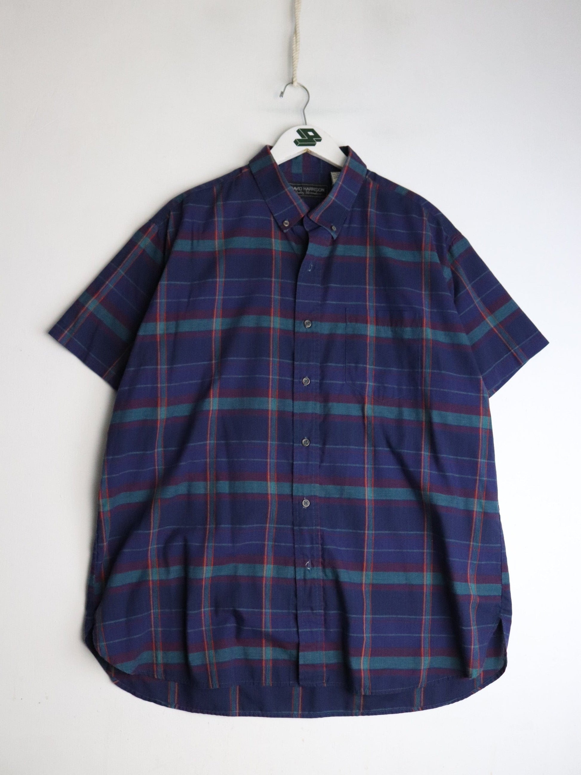 David Harrison Shirt Mens XL Blue from propervintagecanada