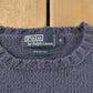 Vintage 1990s Polo By Ralph Lauren Chunky Knit Crewneck Sweater Mens S