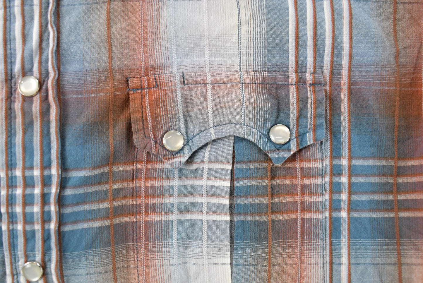Vintage 2000s Wrangler Cowboy Cut Western Pearl Snap Shirt Men's XL