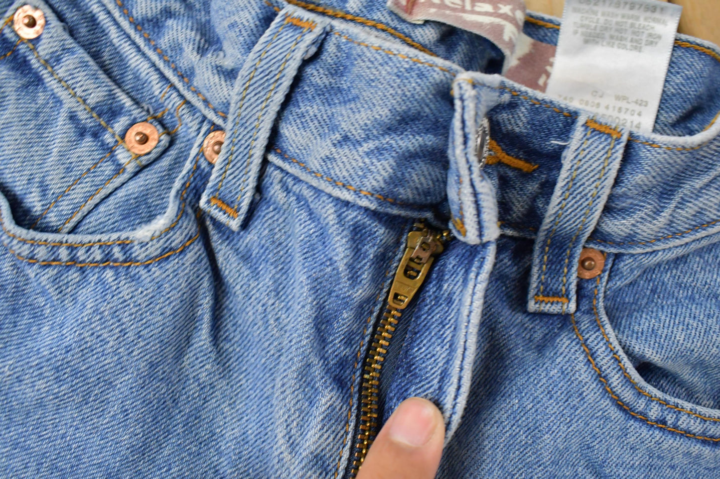 Vintage 1990s Levi's 550 Relaxed Fit Jeans Youth 24 x 23