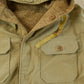 Vintage 1990s Flannel Hooded Reversible Wool Jacket Men's L