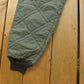 Vintage 1980s Quilted Green Military Liner Puffer Pants Men's XS