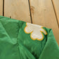 Vintage 1980s Boston Celtics NBA Embroidered Snap Button Satin Bomber Jacket Men's Large