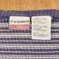 Vintage Y2K No Boundaries Purple Striped V-Neck T-Shirt Youth XL