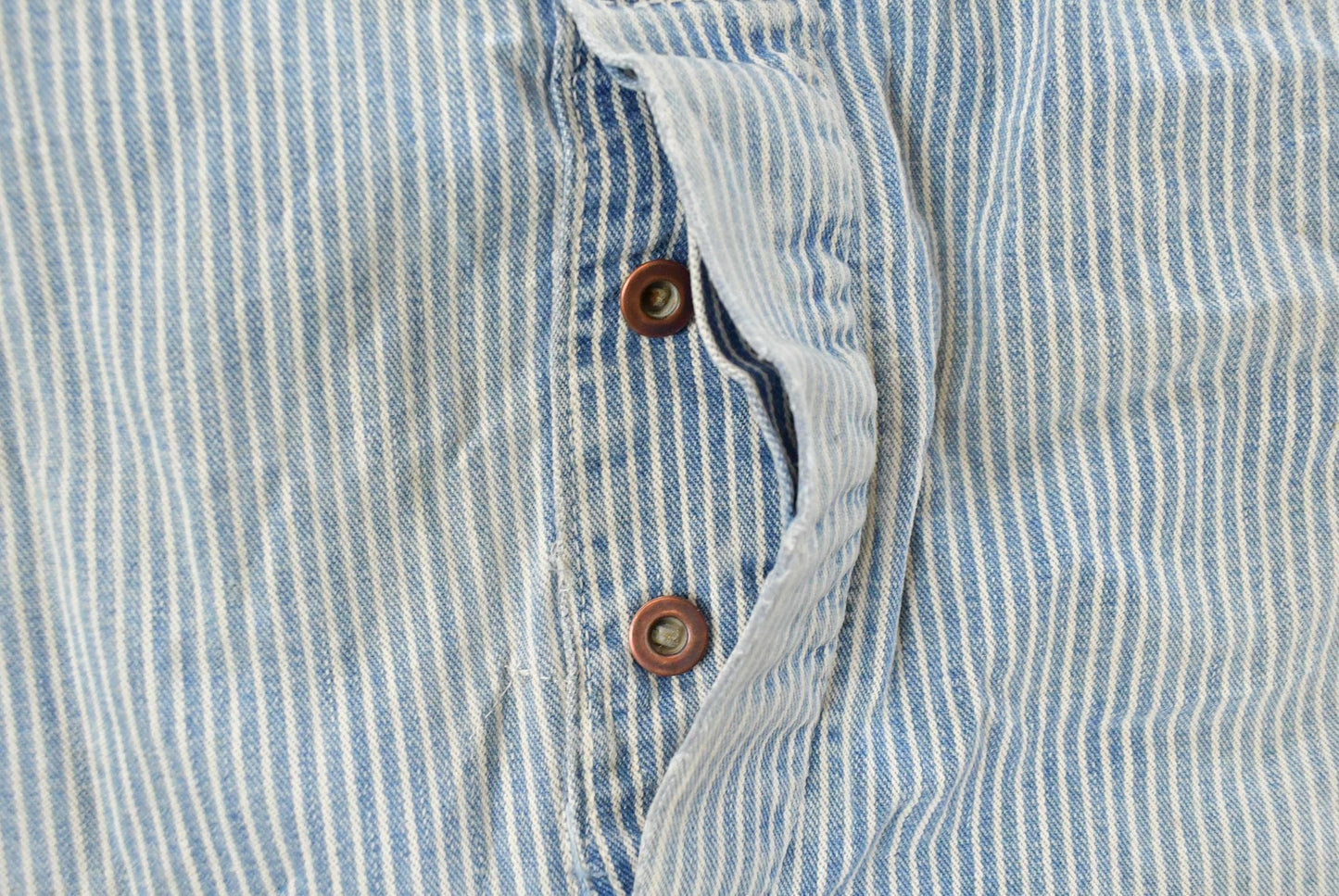 Vintage 1990s Key Imperial Striped Denim Overalls Men's 36 x 27