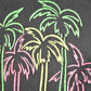 Vintage 1990 Las Vegas Neon Palm Tree Souvenir Travel Tank Top Mens S