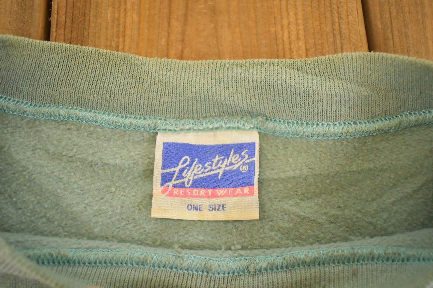Vintage 1980s Lifestyles AOP Outdoorsman Souvenir Crewneck Sweatshirt Womens XL