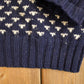 Vintage 1980s Canvasback Bay AOP Fighting Buck Wool Knit Crewneck Sweater Women's M