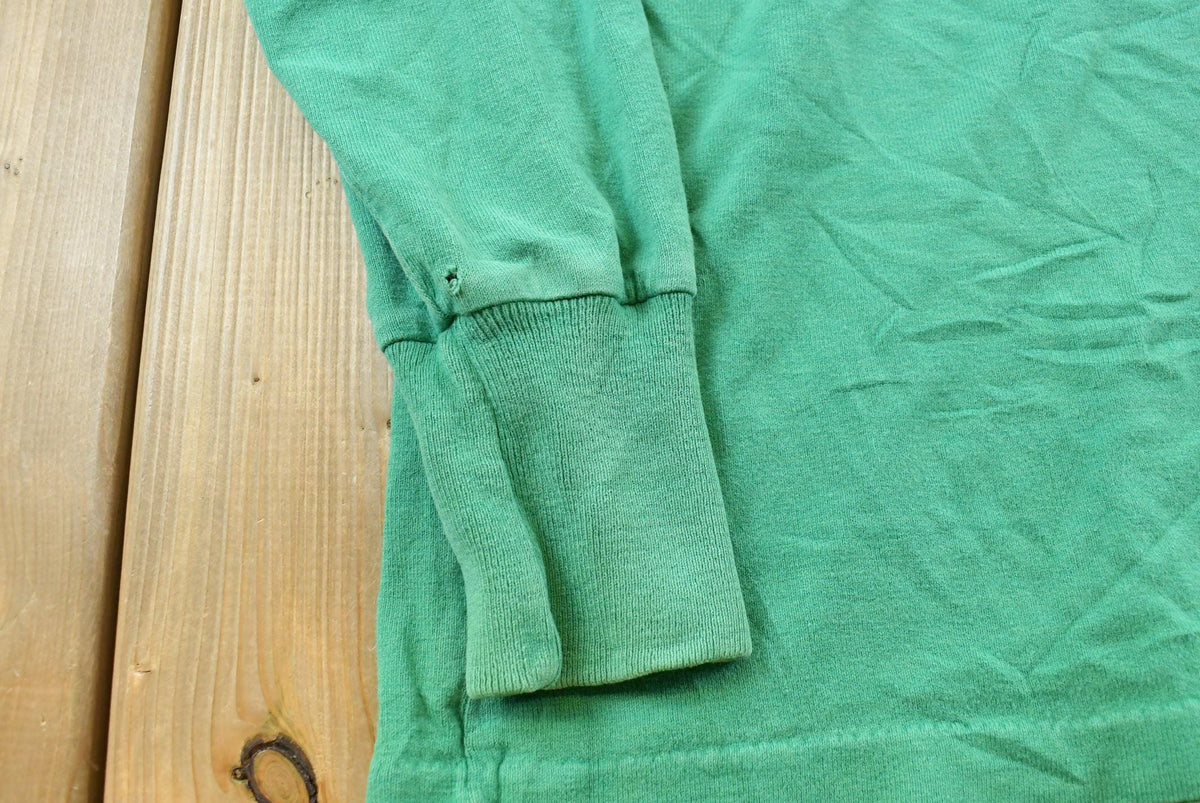 Vintage 1990s Ireland Embroidered Long Sleeve Polo Rugby Shirt Men's L