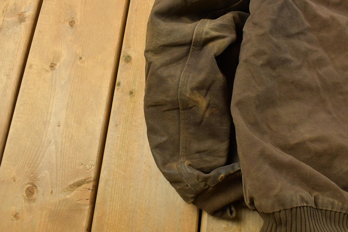 Vintage Y2K Distressed Carhartt Hooded Work Jacket Men's 2XL