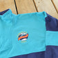 Vintage 1990s Canadian Rockies Banff Quarter Zip Sweatshirt Men's L