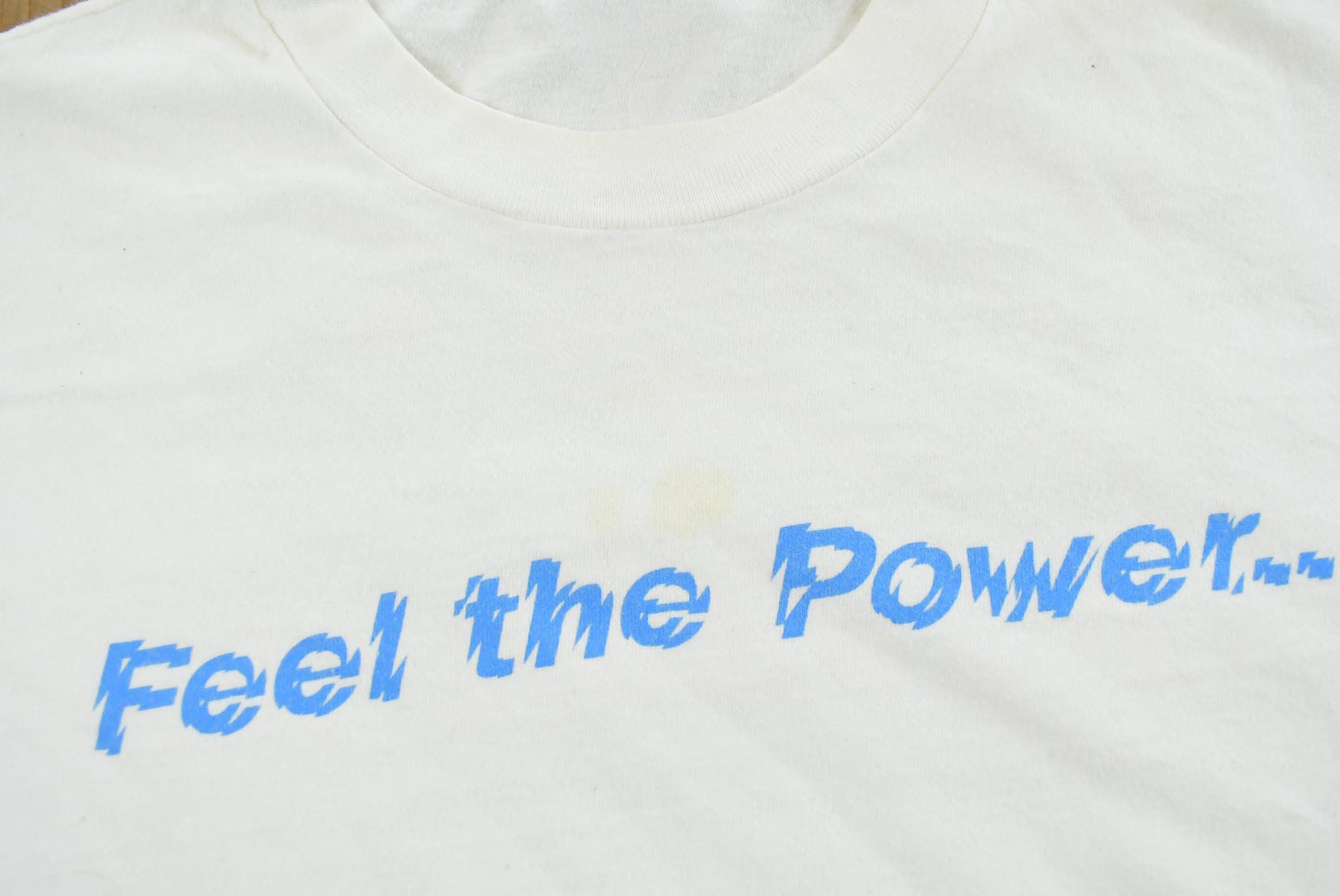 Vintage 1990s Java Media Feel the Power Long Sleeve T-Shirt Men's XL