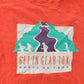 Vintage 1990 Nike Get In Gear Running Souvenir Single Stitch Graphic Print T-Shirt Men's Large