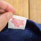 Vintage 1990s Hanes Activewear Blank Navy Raglan Crewneck Sweatshirt Men's M