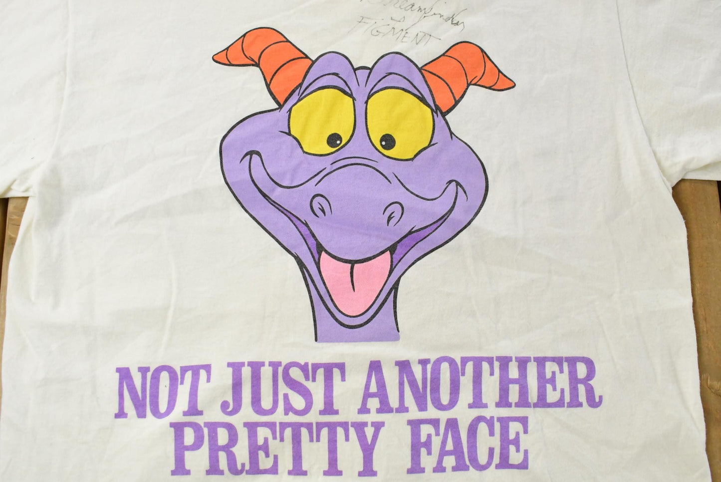 Vintage 1990s Figment Dragon Disney World Epcot Centre T-Shirt Men's L