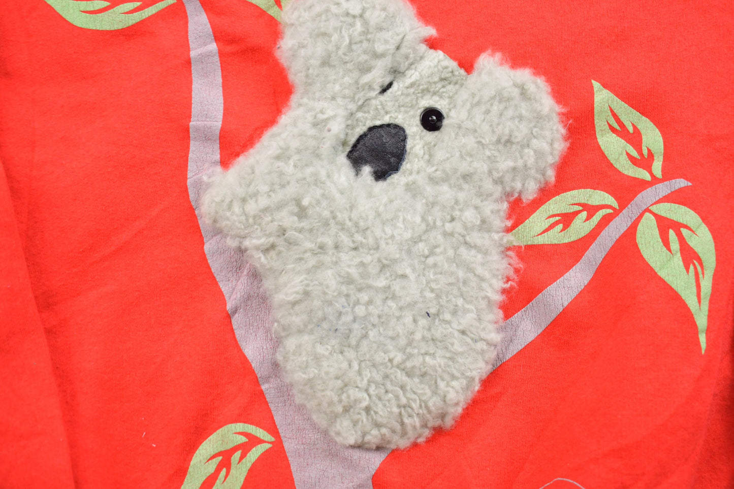 Vintage 1990s Cute Koala Fur Crewneck