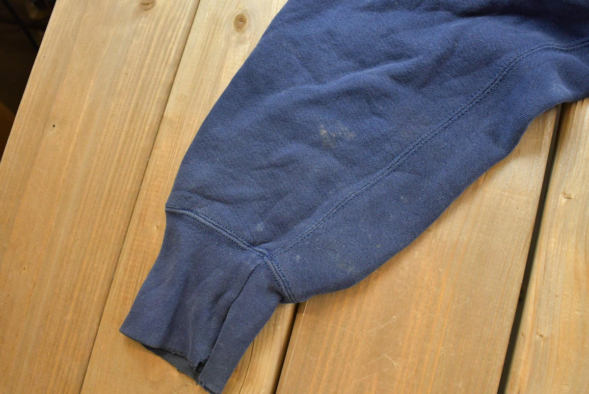 Vintage 1990s University of New Hampshire UNH Lee Cross Grain Reverse Weave Style Hoodie Sweatshirt Men's 2XL