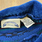 Vintage 1980s Best United Garment Company Striped Acrylic Knit Sweater Women's M