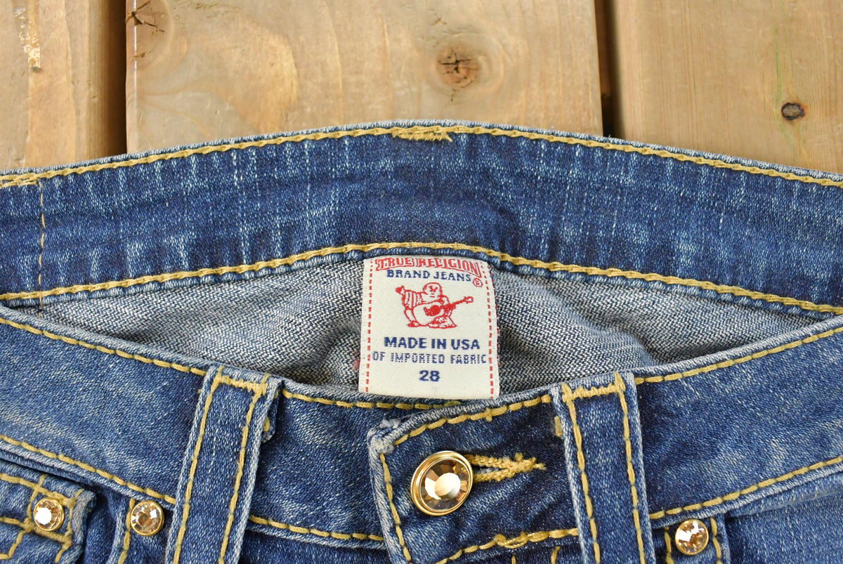 Vintage Y2K True Religion Low Rise Flare Jeans Women's 29 x 31