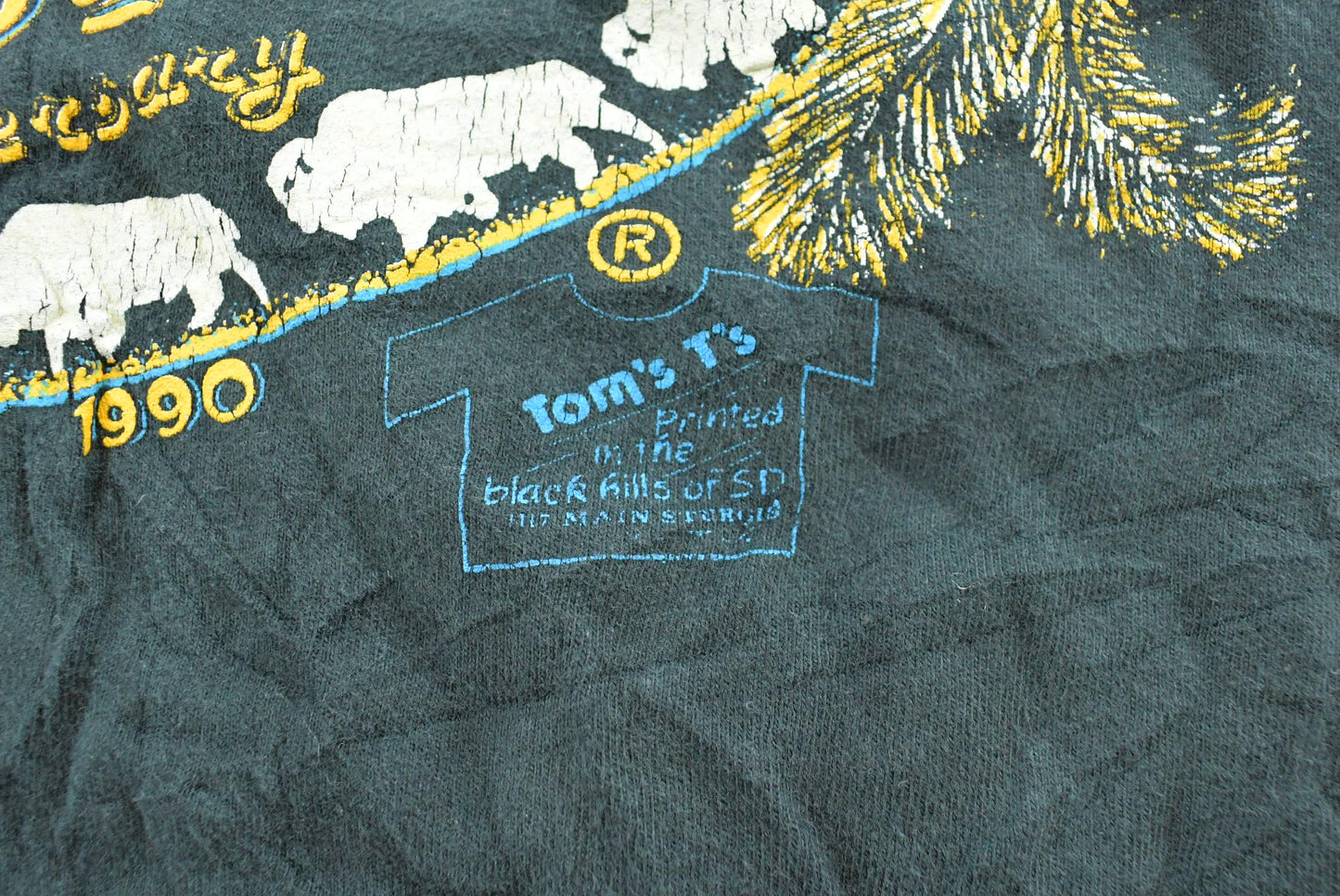 Vintage 1990 Sturgis Motorcycles Biker T-Shirt Men's Large