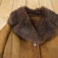 Vintage 1980s Morlands Lambskin Shearling Leather Jacket
