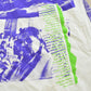 Vintage 1992 Midnight Oil Scream in Blue All Over Print Surf Concert T-Shirt Men's L