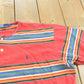 Vintage 1990s Polo Ralph Lauren Striped Henley Collar T-Shirt Men's 2XL