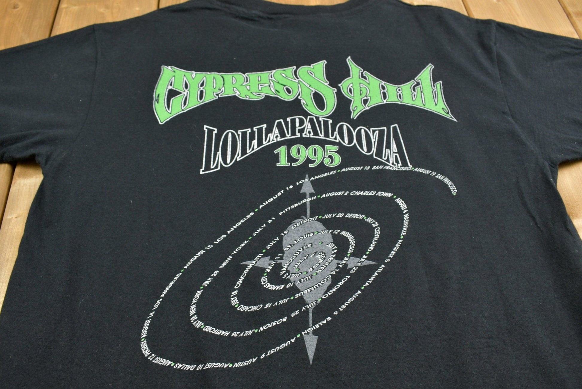 Dead Stock 1995 Cypress Hill Phunky Pheel Tour T-shirt Men's Large from propervintagecanada