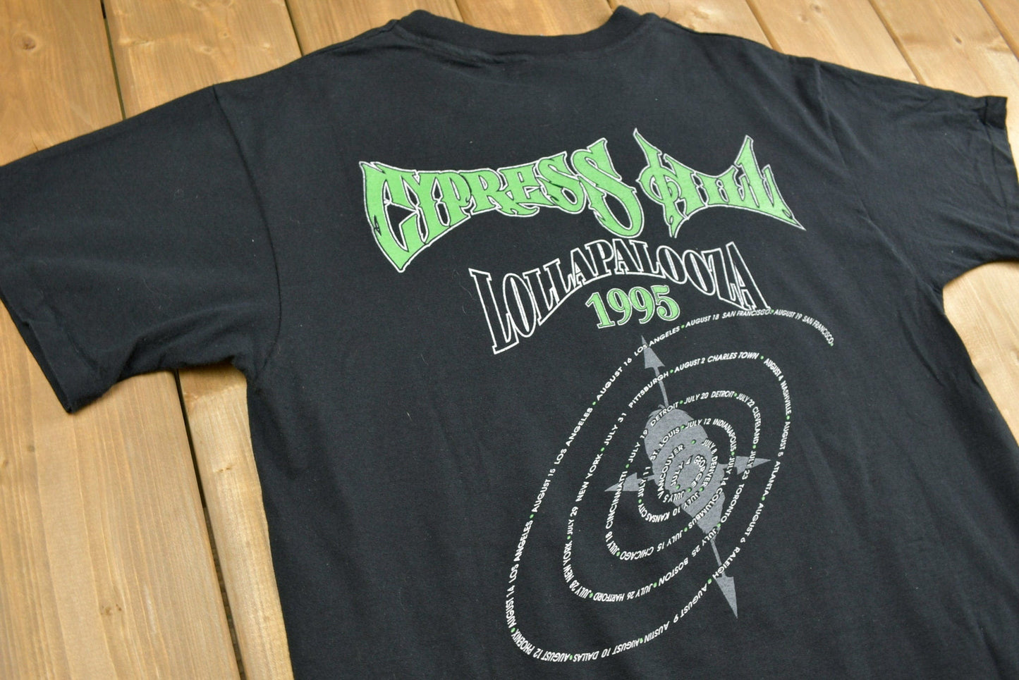 Dead Stock 1995 Cypress Hill Phunky Pheel Tour T-shirt Men's Large from propervintagecanada