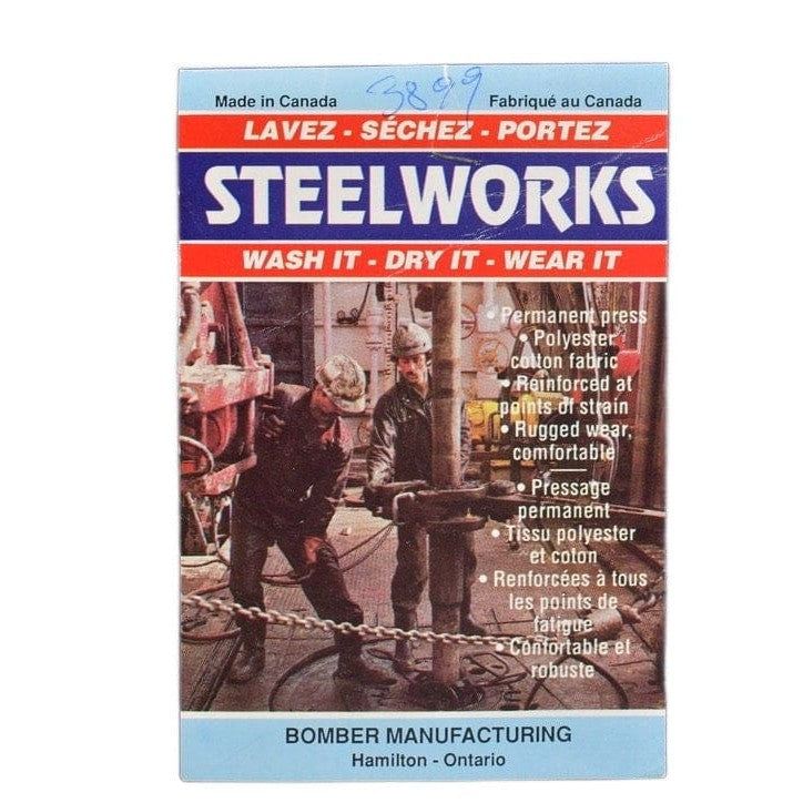 Deadstock Vintage 1980s Steelworks Pleated Trousers Men's 30 x 31 from propervintagecanada