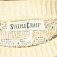 Vintage 1990s Steeple Chase Knitted Striped Crewneck Sweater Men's Medium