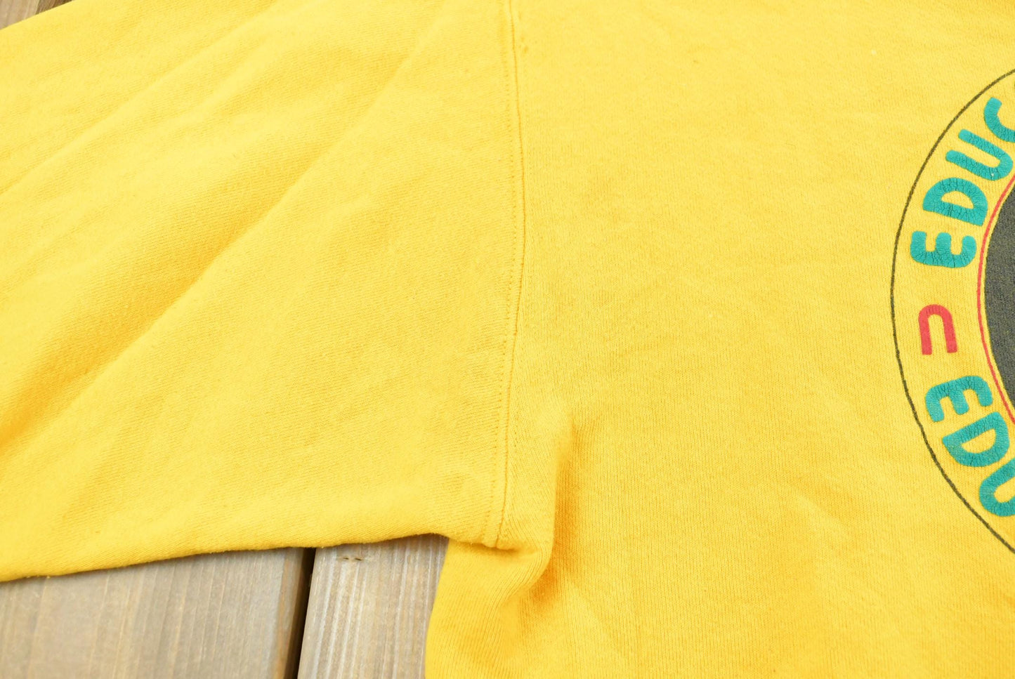 Vintage 1987 Educate A Woman Educate a Nation Feminism Crewneck Sweatshirt Men's L / Made in USA / 1980s Streetwear
