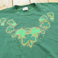 Vintage 1990s Clover St Pattys Day Irish Crewneck Sweatshirt Men's L