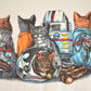 Vintage 1990s Kennedy Space Center Astrocat FAB Souvenir Crewneck Sweatshirt Men's M