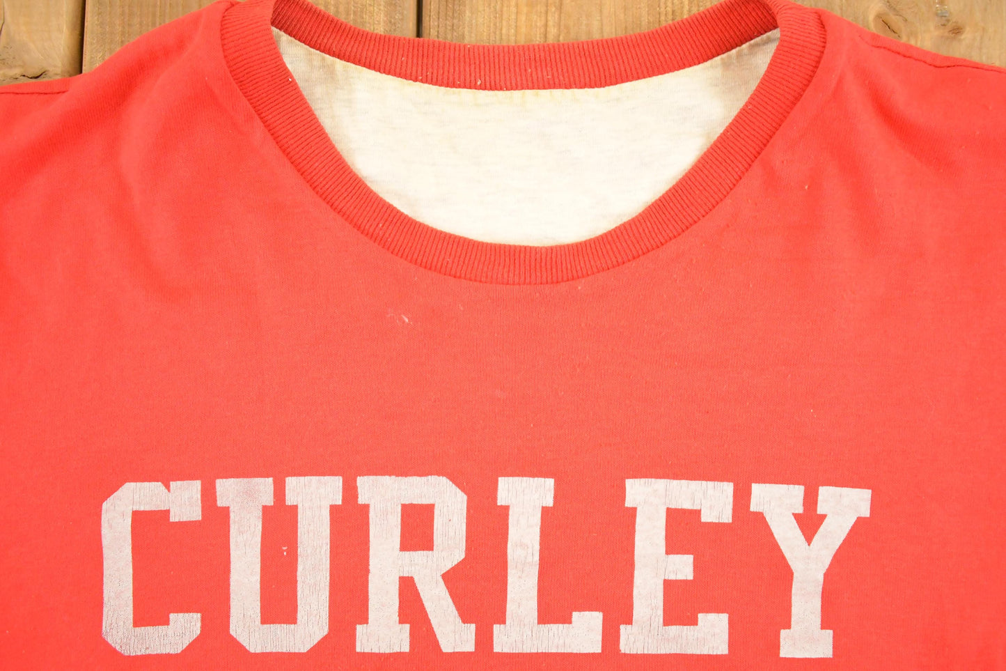 Vintage 1960's Curley Double Lined Souvenir T-Shirt Mens L