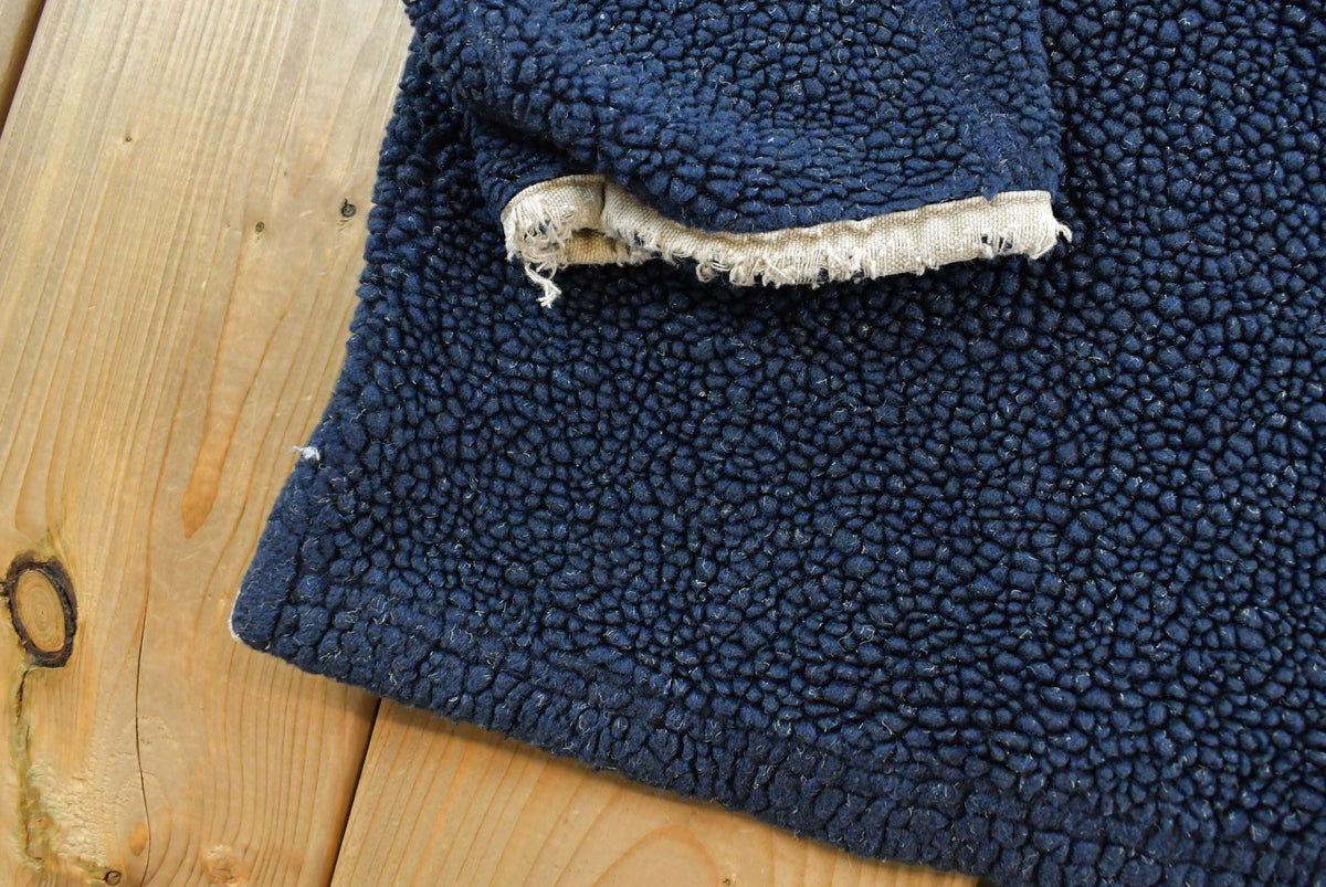 Vintage 1990s Roots Fleece Quarter Zip Sweatshirt Men's M