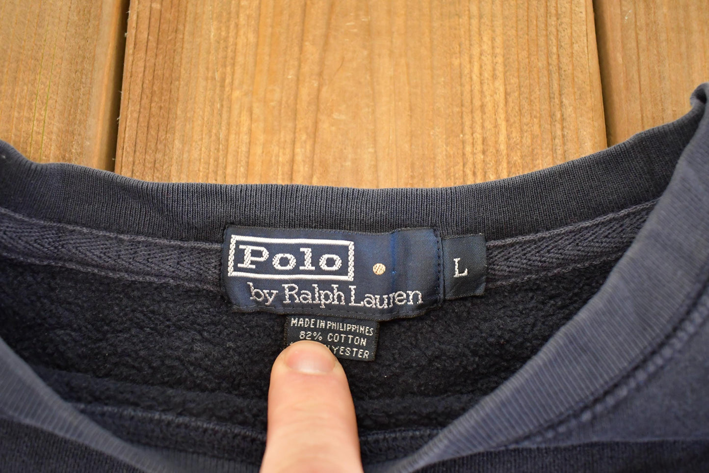 Vintage 1990s Polo By Ralph Lauren Souvenir Crewneck Sweatshirt Men's L