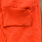 Vintage 1990s Chill Buster Camber II High Visibility Orange Thermal Lined Zip Up Hoodie Sweatshirt Men's L