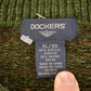 Vintage 1990s Dockers Abstract Knit Crewneck Sweater Men's L