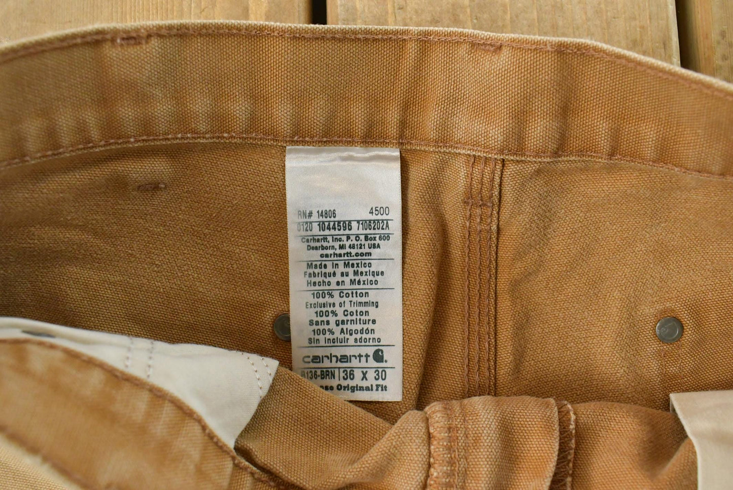 Vintage 2000s Carhartt Double Knee Work Pants Men's 35 x 29