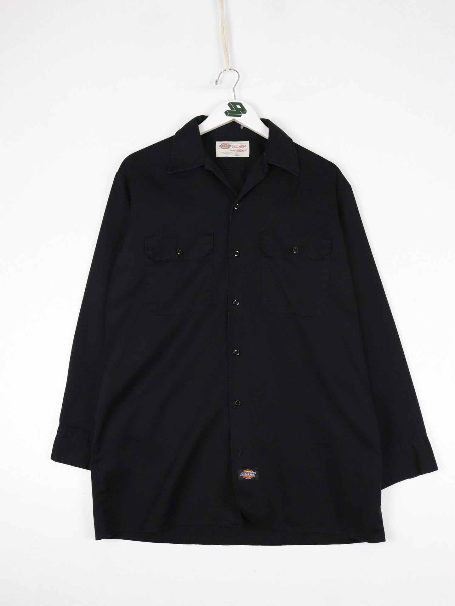 Dickies Button Up Shirts Dickies Shirt Mens Medium Black Button Up Work Wear